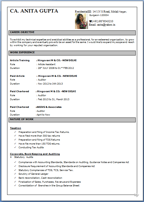 Resume biodata sample form applicants